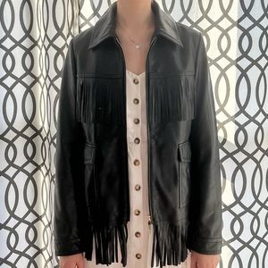 Trussardi faux leather jacket